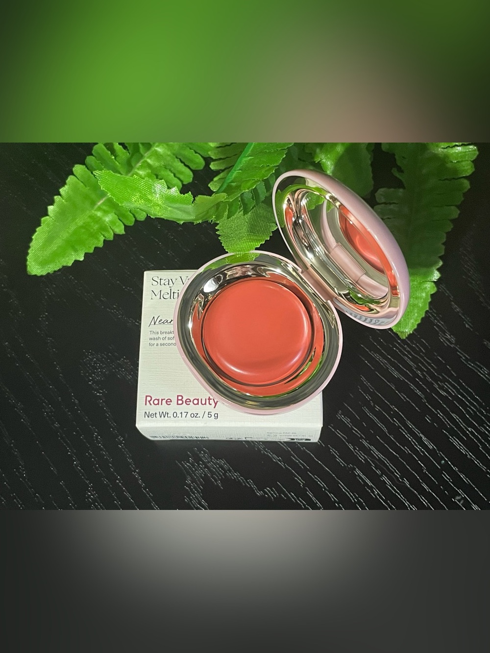 Rare Beauty Melting Cream Blush — Nearly Apricot